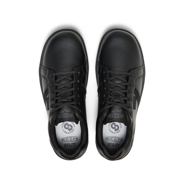 Men's Kenton WTX Work Shoe (Soft Toe)  |  Black/Black