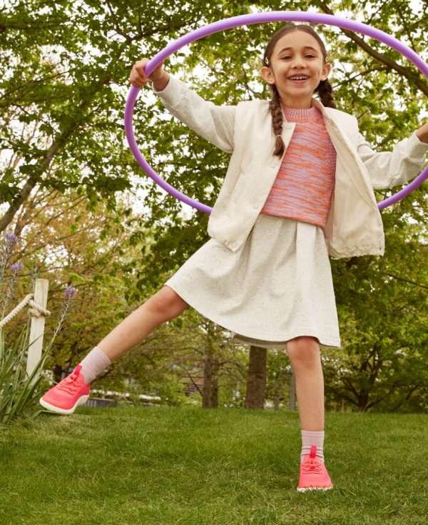 Big Kids' KNX Knit Sneaker | Iguana/Evening Primrose
