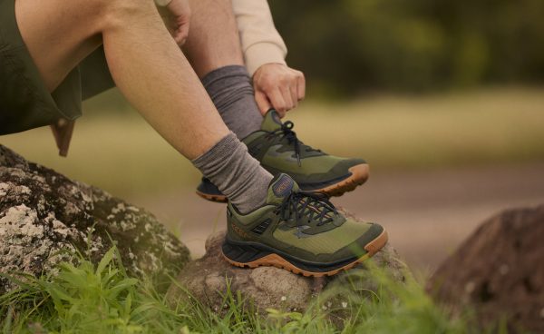 Men's Hightrail Waterproof Hiking Shoe | Winter Moss/Gold Flame