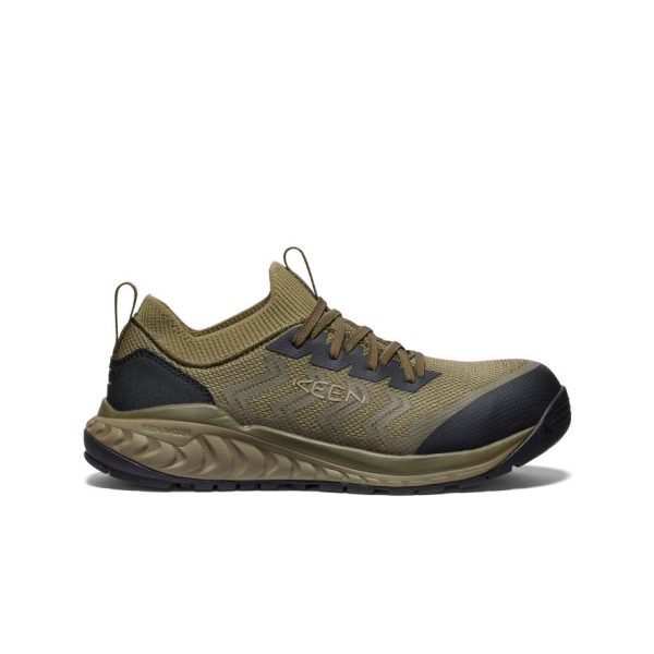 Men's Arvada Shift Work Sneaker (Carbon Toe) | Martini Olive/Black