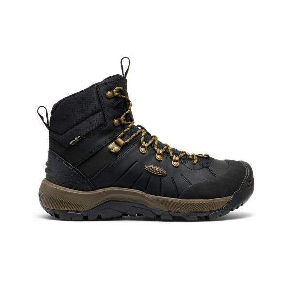 Men's Revel IV Polar Waterproof Boot  |  Black/Lemon Curry