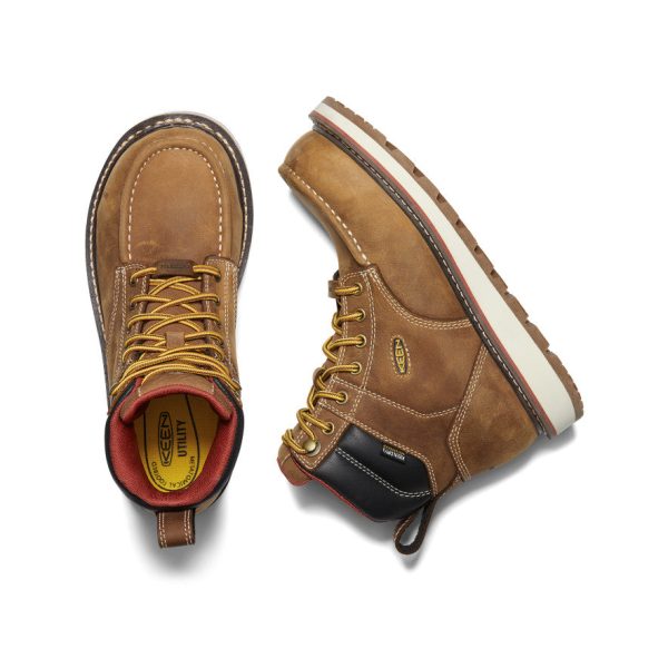 Women's Cincinnati 6 Waterproof Boot (Carbon Toe)  |  Belgian/Sandshell