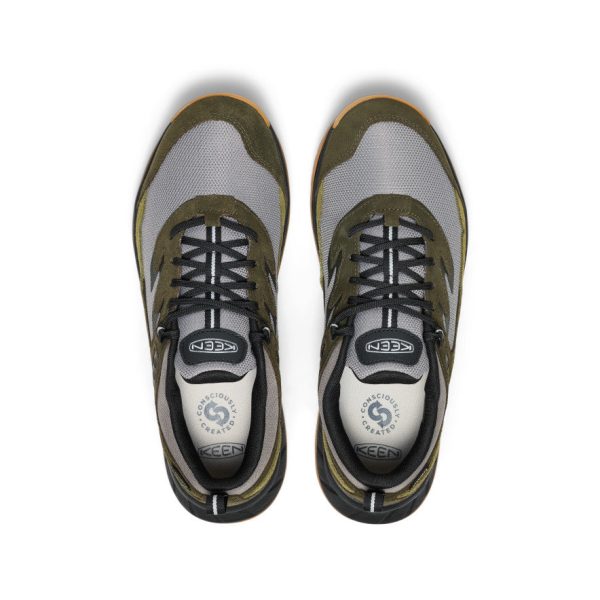 Men's Hightrail Waterproof Hiking Shoe  |  Steel Grey/Forest Night