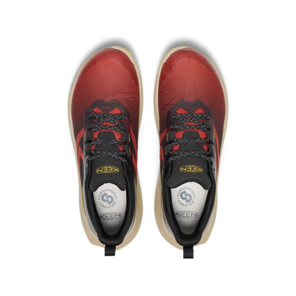 Men's 450 Dirt Waterproof Hiking Shoe  |  Red Ochre/Black