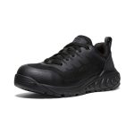 Women's Arvada ESD Work Sneaker (Carbon Toe) | Black/Black