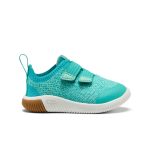 Toddlers' KNX Knit Double Strap | Bright Aqua/Cabbage