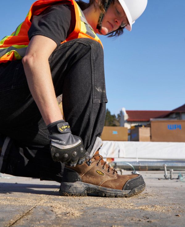 Women's Evanston 6 Waterproof Boot INT MET (Carbon Toe)  |  Bison/Black