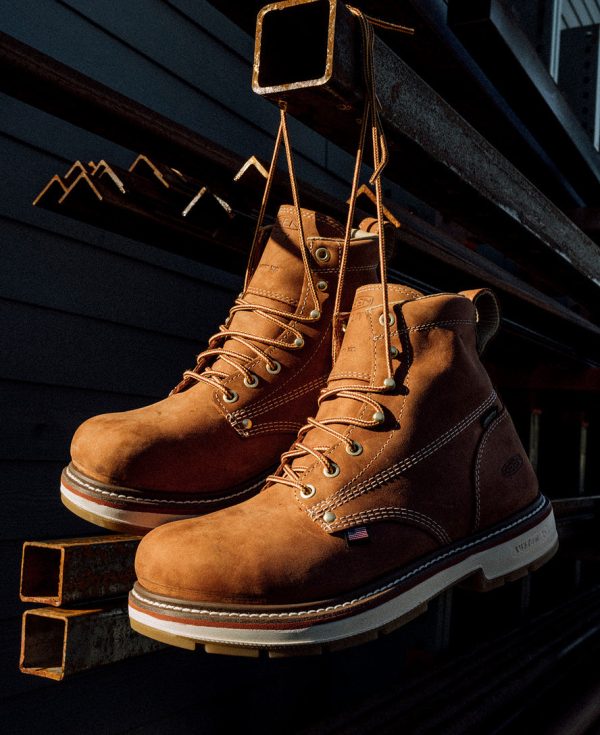 Men's Liberty 6 Waterproof 90° Heel Boot (Carbon Toe)  |  Bombay Brown/Gum