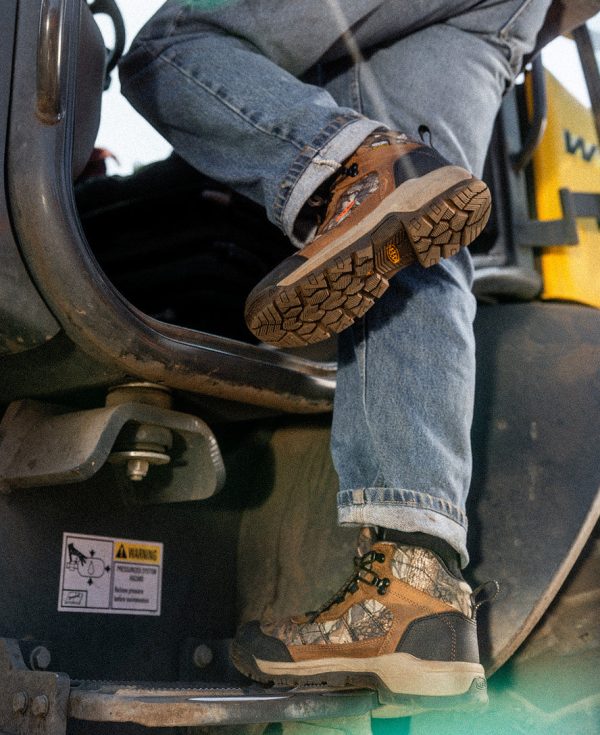 Men's Skokie Waterproof Work Boot (Soft Toe)  |  Camo/Black