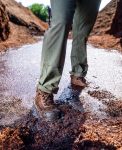 Women's Skokie Waterproof Work Boot (Soft Toe)  |  Bison/Black