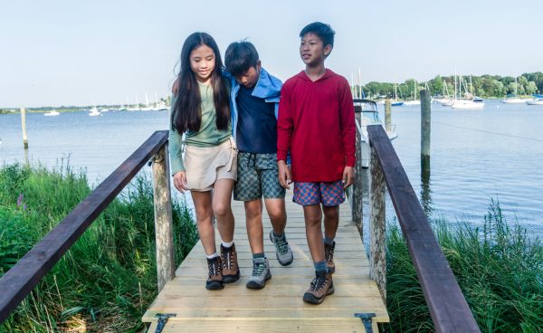 Little Kids' Targhee IV Waterproof Hiking Boot  |  Skipper Blue/Hemlock