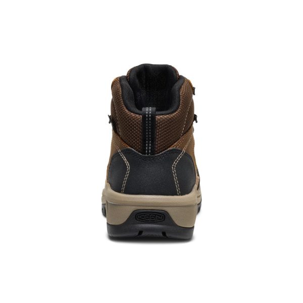 Women's Skokie Waterproof Work Boot (Soft Toe) | Bison/Black