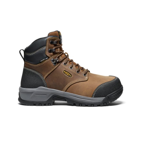 Women's Evanston 6 Waterproof Boot INT MET (Carbon Toe)  |  Bison/Black