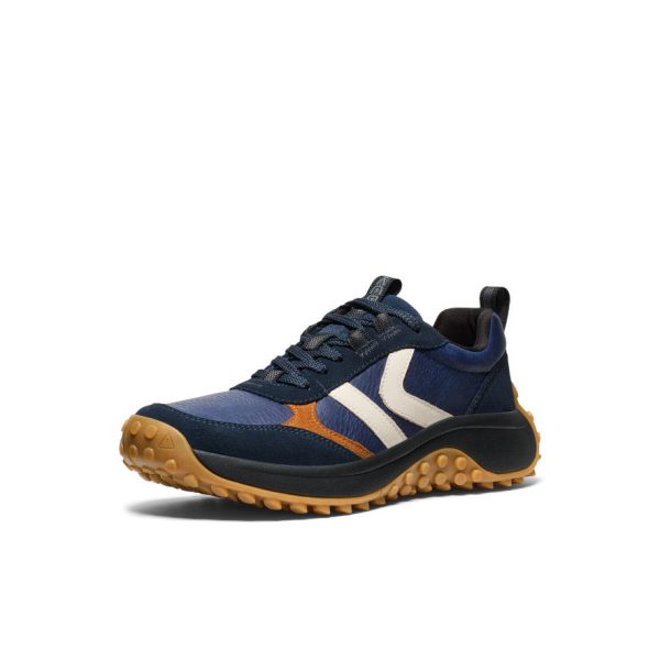 Women's KS86 Leather Sneaker | Sky Captain/Birch