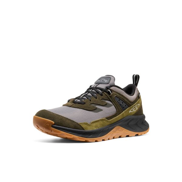 Men's Hightrail Waterproof Hiking Shoe  |  Steel Grey/Forest Night